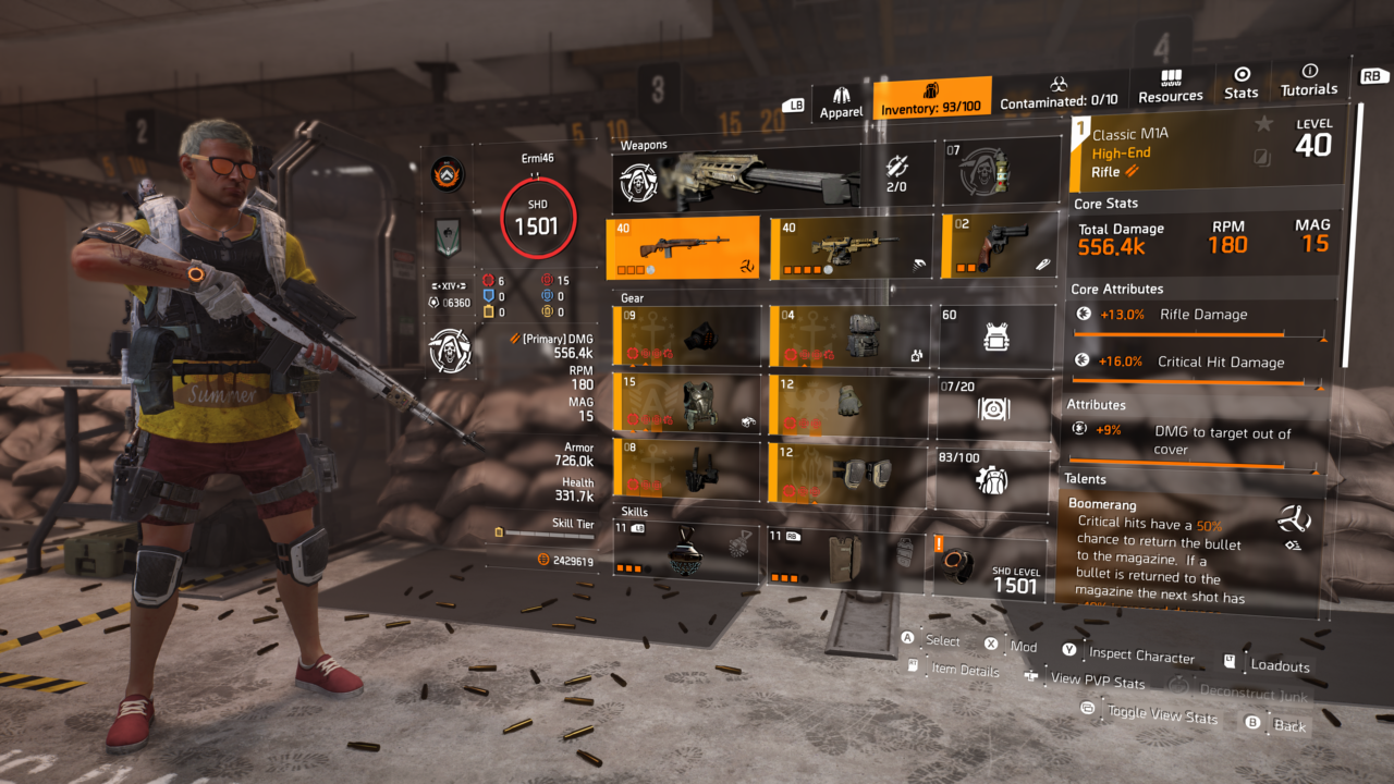 Division 2 Build Library